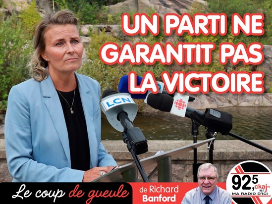 Un parti ne garantit pas la victoire